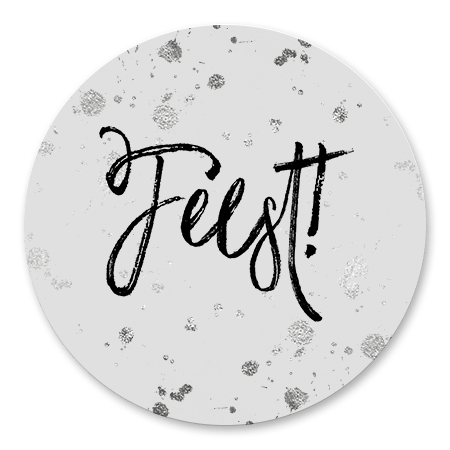 Feest met zilveren spetters
